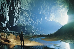 Gunung Mulu National Park Prints: Deer Cave with show cave path