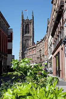 Prints of Derby Cathedral, Derby, Derbyshire, England, United Kingdom, Europe Derby Prints: Derby Cathedral Print, Derbyshire, England