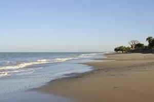 Saloum Delta Collection: Deserted beach, Sine Saloum Delta, Senegal, West Africa, Africa