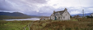 Outer Hebrides Travel Destination Prints: Deserted croft