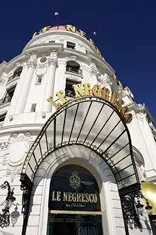 Detail, Hotel Le Negresco, Promenade des Anglais, Nice, Alpes Maritimes Detail, Hotel Le Negresco, Promenade des Anglais, Nice, Alpes Maritimes