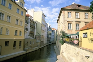 Prague City Attractions Prints: Devils Stream, Little Quarter, Prague, Czech Republic, Europe