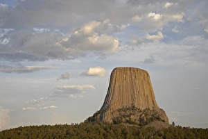 Devils Tower National Monument Prints: Devils Tower, Devils Tower National Monument, Wyoming, United States of America