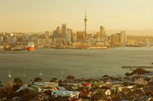 Devonport, Auckland skyline and Waitemata Harbour Devonport, Auckland skyline and Waitemata Harbour