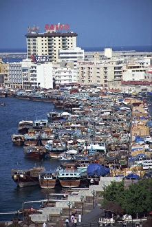 Dubai Dhow Wharf Print