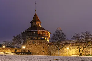 Dicker Turm Tower Print, Esslingen Castle