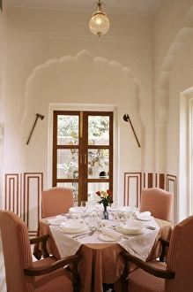 Samode Palace Hotel Dining Hall Print