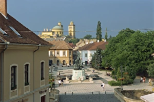 Basilica Architecture Prints: Distant view of the Bazilika (Cathedral)