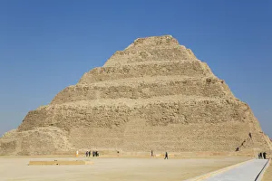 Prints of Djosers Step Pyramid, Step Pyramid Complex, UNESCO World Heritage Site, Saqqara, Egypt, North Africa, Africa Images Dated 2020 April: Saqqara Step Pyramid Print