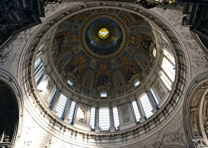 German Architectural Heritage Prints: The dome, inside Berlins Cathedral, Berlin, Germany, Europe