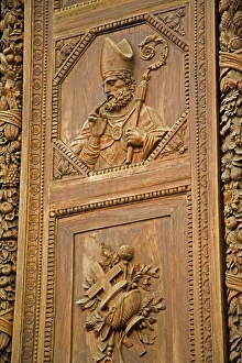 Basilica Di Santa Croce Prints: Door detail