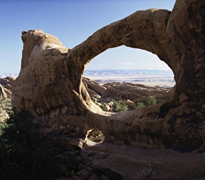 Double O Arch Print, Arches National Park Landscape