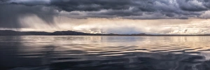 Dramatic Landscape Photography Prints: Dramatic storm clouds over Lake Titicaca, Peru, South America