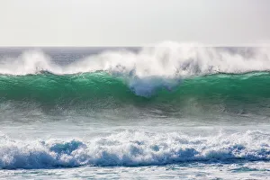 Dramatic waves off the coast at El Cotillo on the volcanic island of Fuerteventura Dramatic waves off the coast at El Cotillo on the volcanic island of Fuerteventura