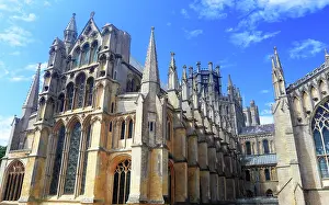 English Cathedrals And Churches Prints: East Front, Ely Cathedral, Ely, Cambridgeshire, England, UK