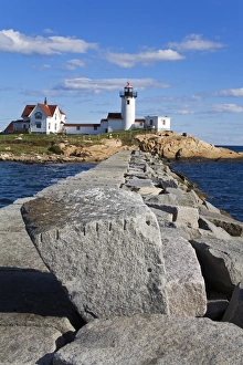 Prints of Eastern Point Lighthouse, Gloucester, Cape Ann, Greater Boston Area, Massachusetts, New England, United States of America, North America Images Dated 2007 October: Eastern Point Lighthouse Print