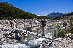 El Chalten, hiking to Laguna de los Tres in Los Glaciares National Park, UNESCO World Heritage Site El Chalten, hiking to Laguna de los Tres in Los Glaciares National Park, UNESCO World Heritage Site