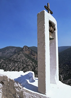 Peloponnese Greece Tourism Prints: Elonas monastery
