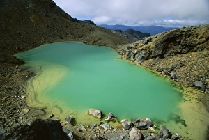 North Island Volcanic Landscapes Prints: One of the Emerald Lakes