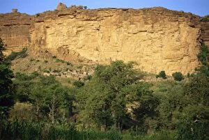 Cliff of Bandiagara (Land of the Dogons) Collection: Escarpment, Bandiagara, Dogon area, UNESCO World Heritage Site, Mali, Africa