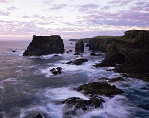 United Kingdom Beach Scenes Prints: Eshaness Cliffs