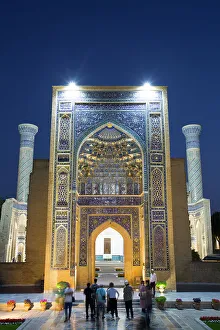 Evening Print of Gur-E-Amir Mausoleum, Samarkand, Uzbekistan