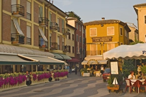 Lake Garda Sunset Prints: Evening light in Lazise