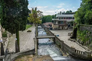 Russia Prints: New Athon Artificial Water Channel Print