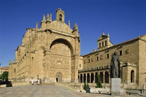 Print of Salamanca Cathedral Facade