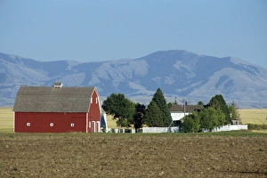 Rural Travel Destinations USA Prints: Farm with large barn