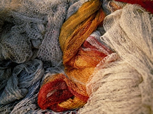 Aegean Islands Europe Prints: Fishing nets