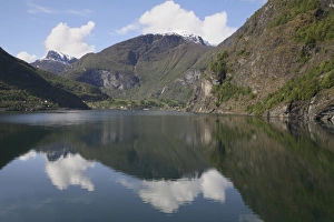 European Water Reflections Prints: Flaam, Sogenfjord