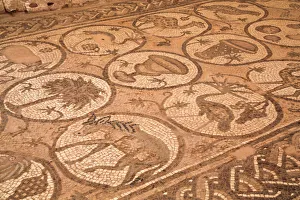 Floor mosaics, Petra Church (Byzantine Church), built between the 5th and 7th centuies AD Floor mosaics, Petra Church (Byzantine Church), built between the 5th and 7th centuies AD