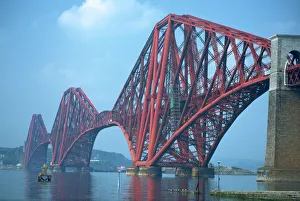 Prints of The Forth Railway Bridge, built in 1890, Firth of Forth, Scotland, United Kingdom, Europe Bridge Prints: Forth Railway Bridge Print