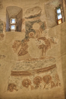 Frescoes, Church of St. Theodore Stratilates, dating from 1360, UNESCO World Heritage Site Frescoes, Church of St. Theodore Stratilates, dating from 1360, UNESCO World Heritage Site