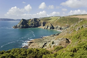 Gammon Head Print, a photograph of the Devon Coast Path