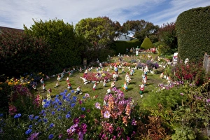 Garden gnomes, Port Stanley, Falkland Islands, South America Garden gnomes, Port Stanley, Falkland Islands, South America