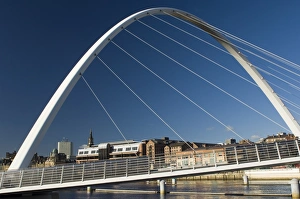Newcastle Upon Tyne Architecture Prints: Gateshead Centenary Footbridge, Newcastle upon Tyne, Tyneside, England