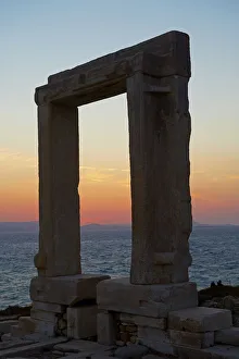Temple Prints: Naxos, Greece: Gateway to Apollo Temple Print
