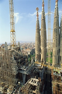 Gaudi Architecture Spain Prints: Gaudis cathedral