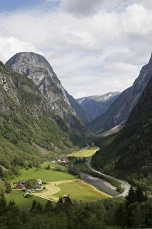 Nature Photography Scandinavia Prints: Glacial valley