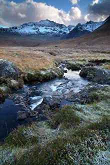 Glen Brittle and the Cuillin Mountains on a November afternoon, Isle of Skye Glen Brittle and the Cuillin Mountains on a November afternoon, Isle of Skye
