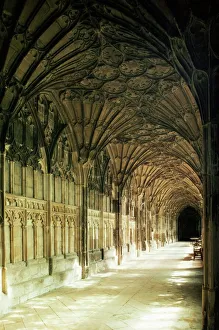 UK Landmarks Prints: Gloucester Cathedral, Gloucester, Gloucestershire, England, United Kingdom, Europe
