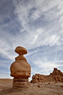 Utah Nature Photography Prints: Goblin hoodoo formation and clouds