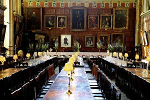 Great Hall (dining room) at Christ Church College, Oxford University, Oxford Great Hall (dining room) at Christ Church College, Oxford University, Oxford