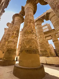 Luxor Tourism Prints: The Great Hypostyle Hall, Karnak Temple Complex