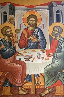 Macedonia Prints: Greek Orthodox Trinity Icon Print, Thessaloniki