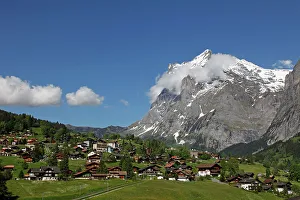 Grindelwald and Wetterhorn, Bernese Oberland, Swiss Alps, Switzerland, Europe Grindelwald and Wetterhorn, Bernese Oberland, Swiss Alps, Switzerland, Europe
