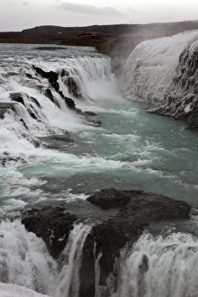 Gullfoss Waterfall Print, Southern Iceland