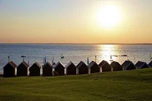 Prints of Gurnard Beach, Gurnard, Isle of Wight, England, United Kingdom, Europe Related Prints: Gurnard Beach Print, Isle of Wight, England
